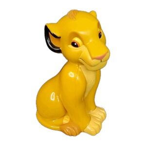 Vintage Disney Lion King Simba 2002 Playmates Rattle Hard Plastic Toy